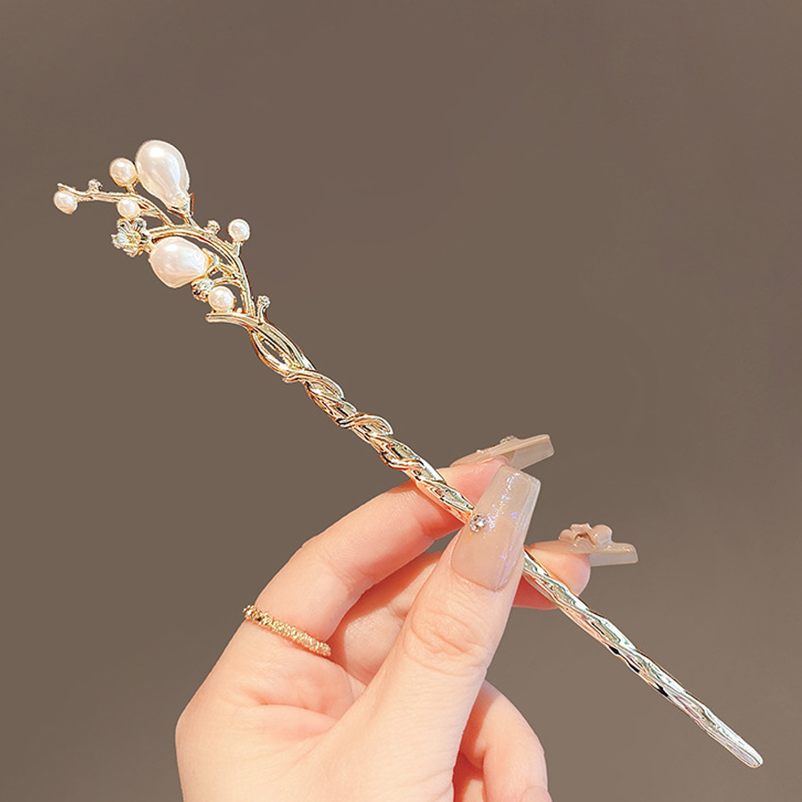 Hanbok Hair Pin - Chinese Style Artificial Pear Hair Sticks