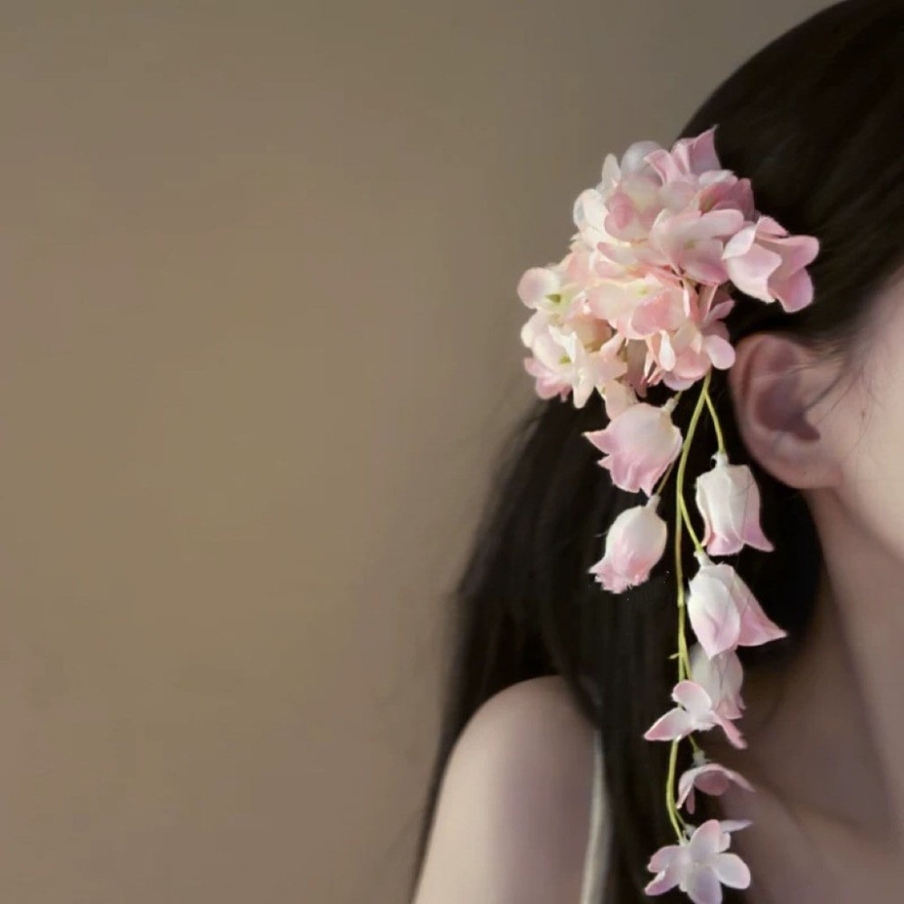 Hanbok Hair Pin - Fairy Tassel Flower Hairpin Ancient Style