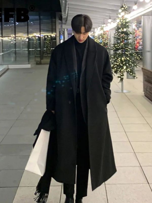 Korean Girl Lifestyle - Korean Style Men's Loose Casual Single-breasted