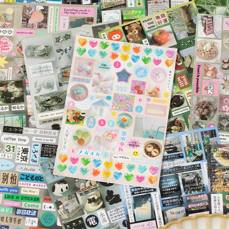 30Sheets Sticker Book Mist Rai – обзор и цена Korean Lifestyle Book