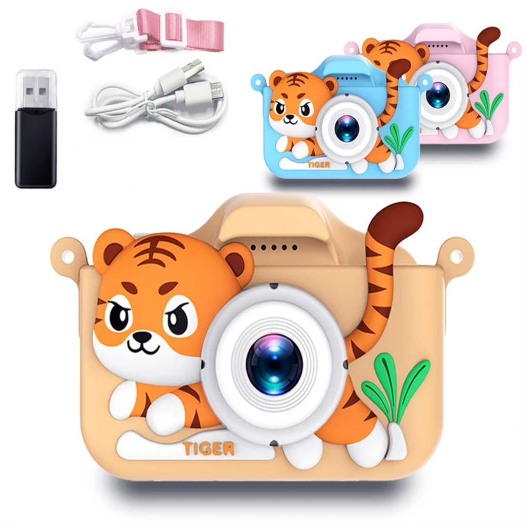 Kids Mini Camera Cartoon Tiger – обзор и цена Korean Girl Lifestyle