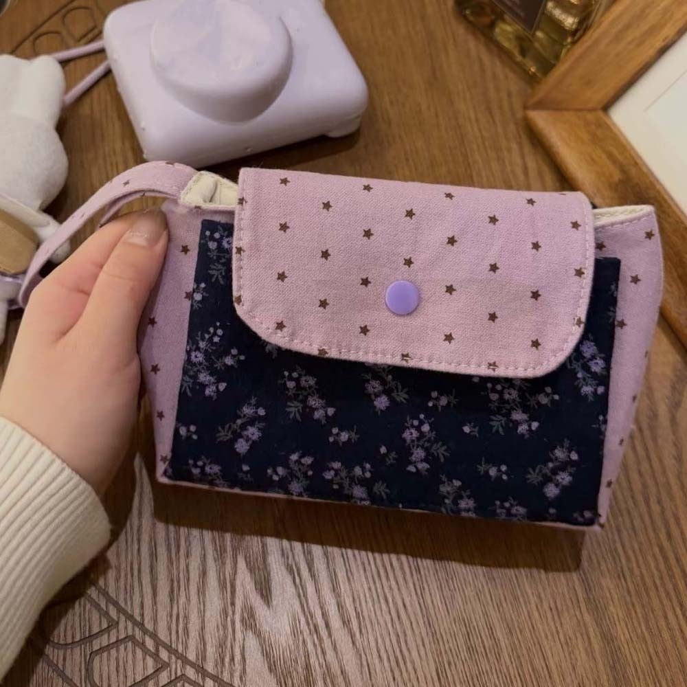 Purple Print Floral Makeup Bag – обзор и цена Korean Lifestyle & Kids Boutique Photos