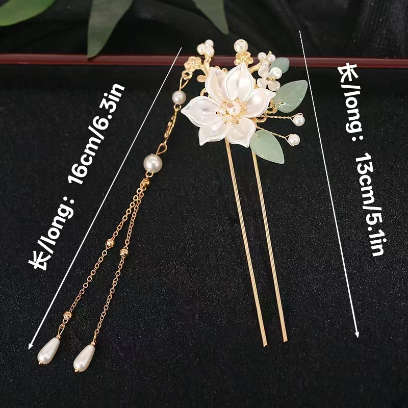 Tea Flower Hanfu Ancient Style – обзор и цена Hanbok Hair Pin
