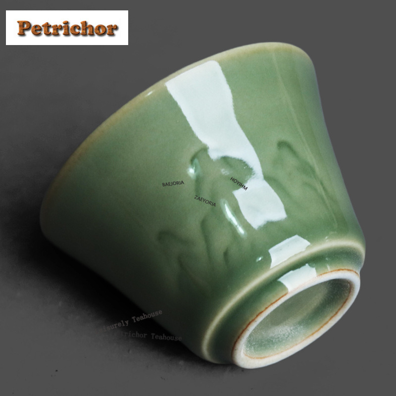 50ml Yue Kiln Celadon Relief T – обзор и цена Celadon Ceramic Cup