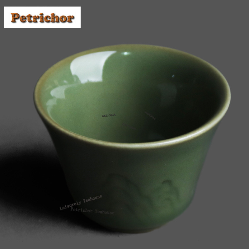 50ml Yue Kiln Celadon Relief T – обзор и цена Celadon Ceramic Cup