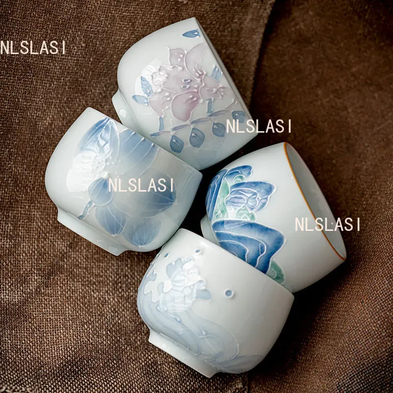 1pcs Tea Accessories Kiln Rest – обзор и цена Celadon Ceramic Cup
