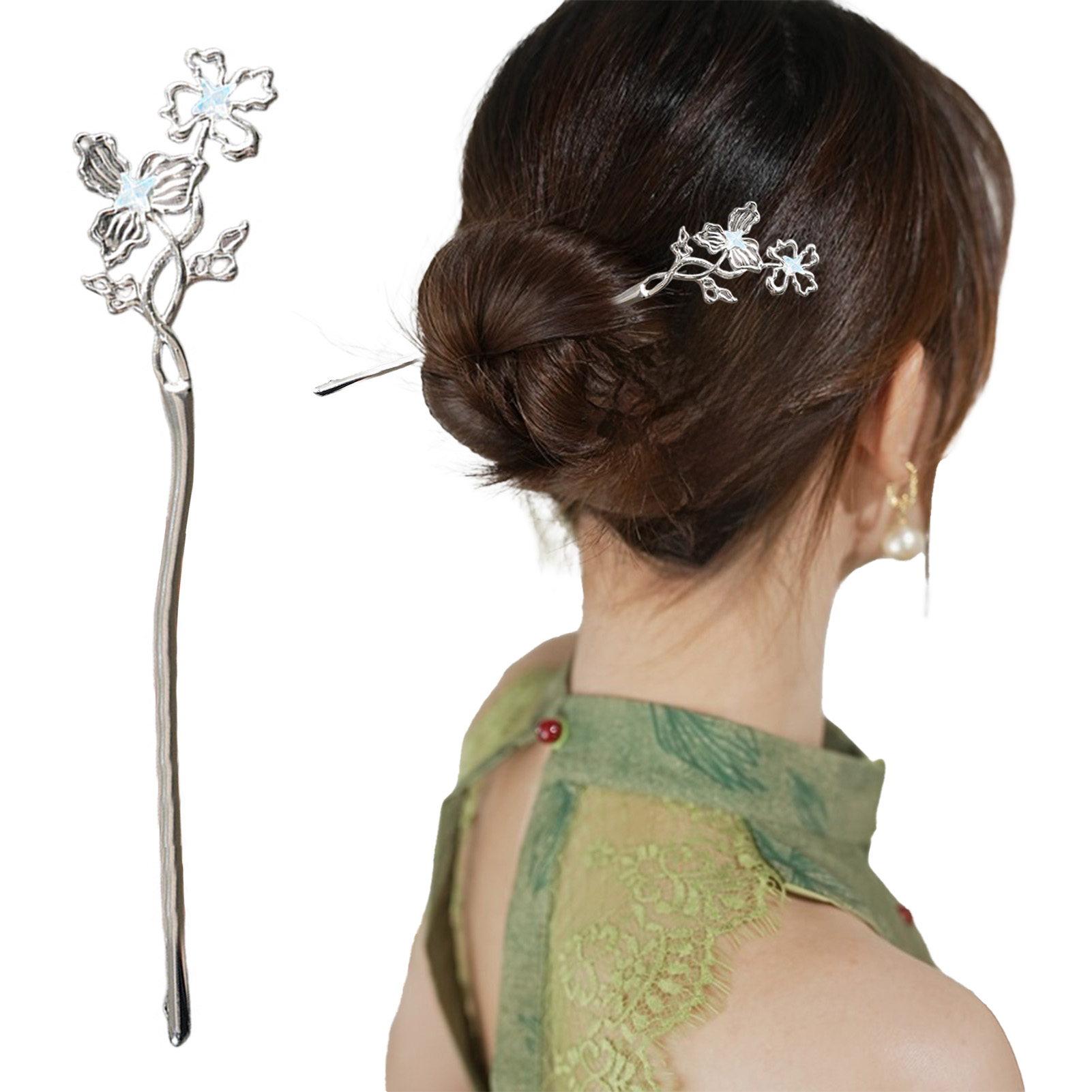 Metal Butterfly Hair Sticks Ch – обзор и цена Hanbok Hair Pin