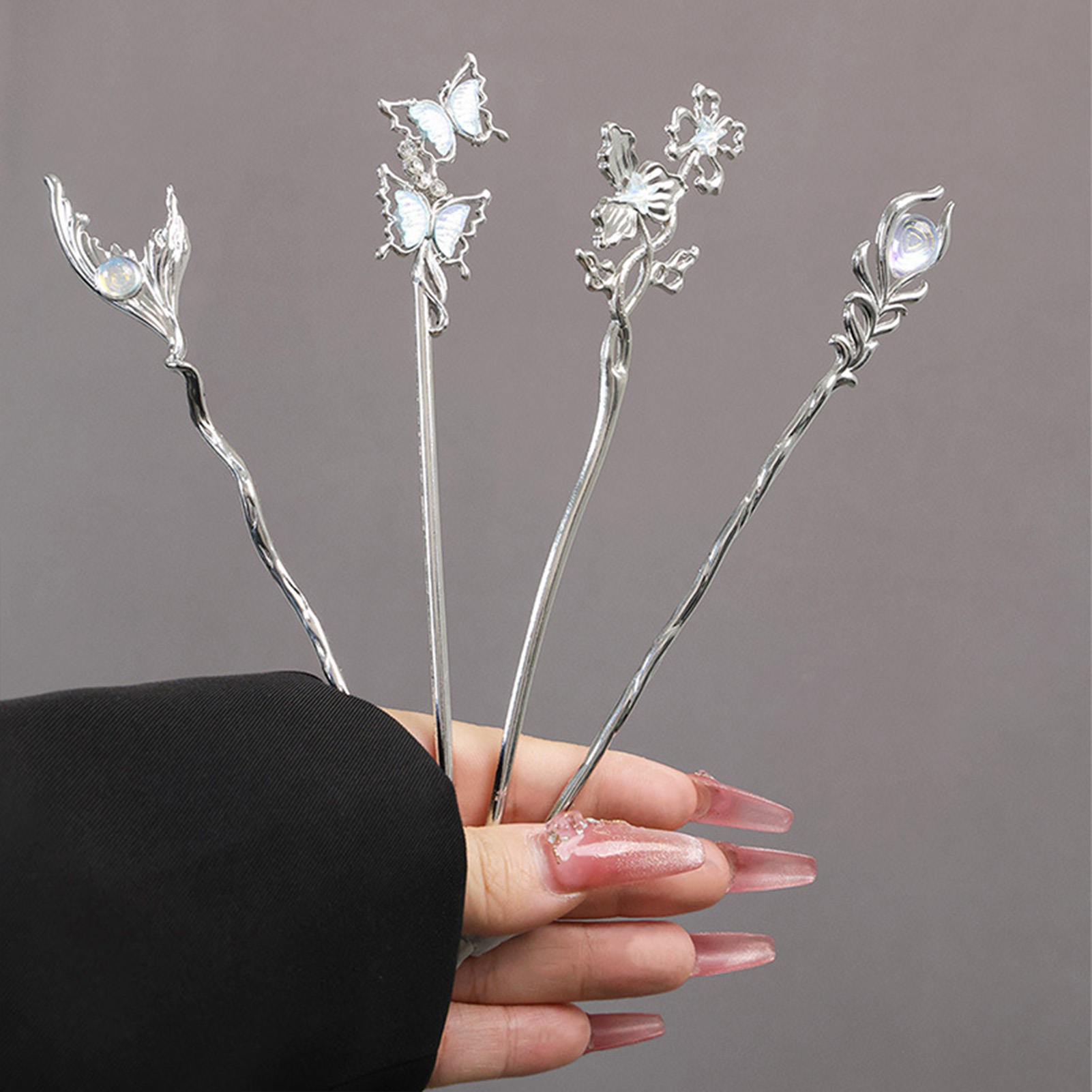 Metal Butterfly Hair Sticks Ch – обзор и цена Hanbok Hair Pin
