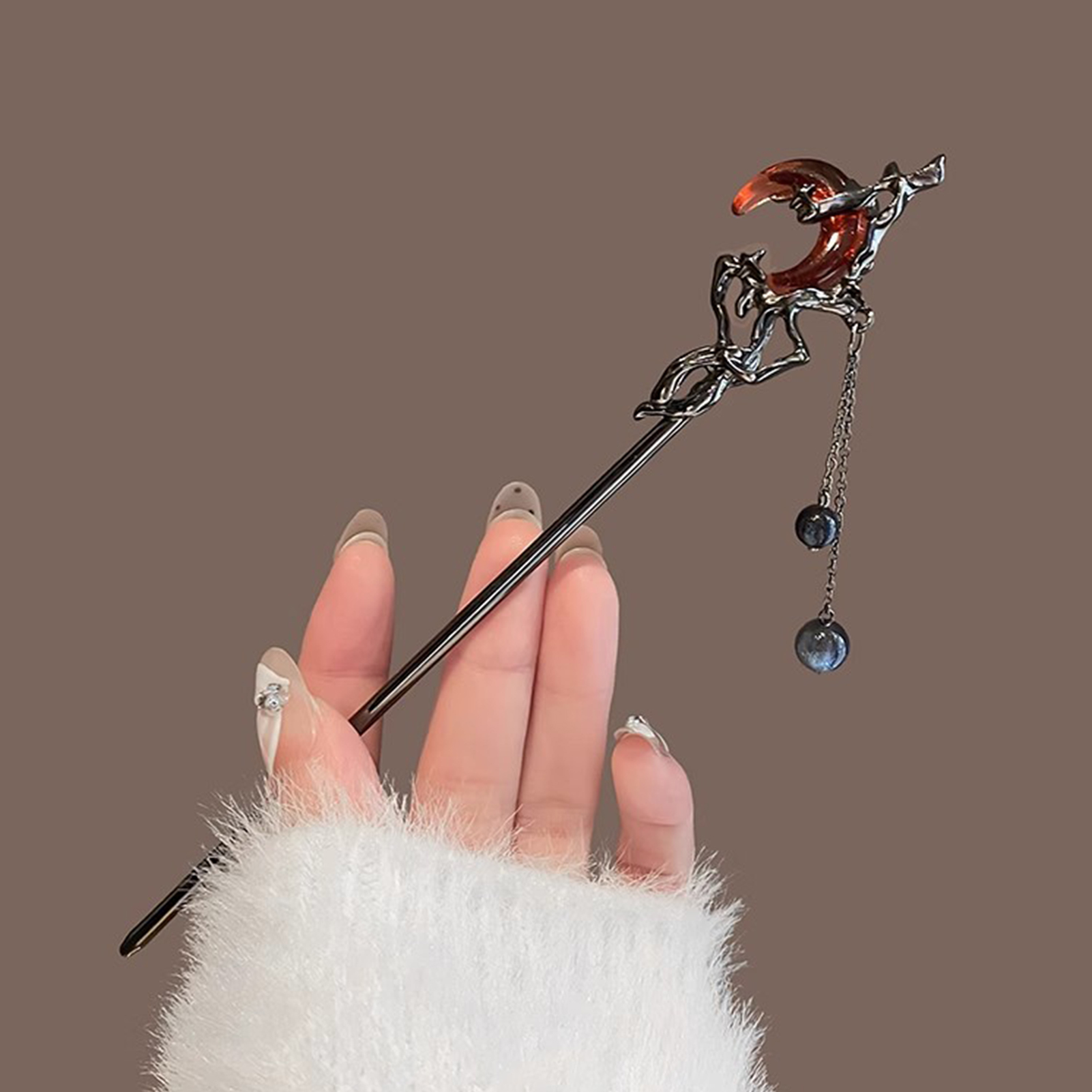 Red Moon Pendant Hair Stick Ch – обзор и цена Hanbok Hair Pin