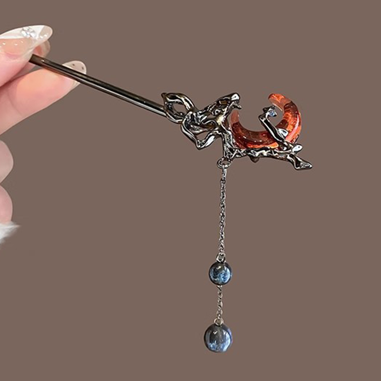 Red Moon Pendant Hair Stick Ch – обзор и цена Hanbok Hair Pin