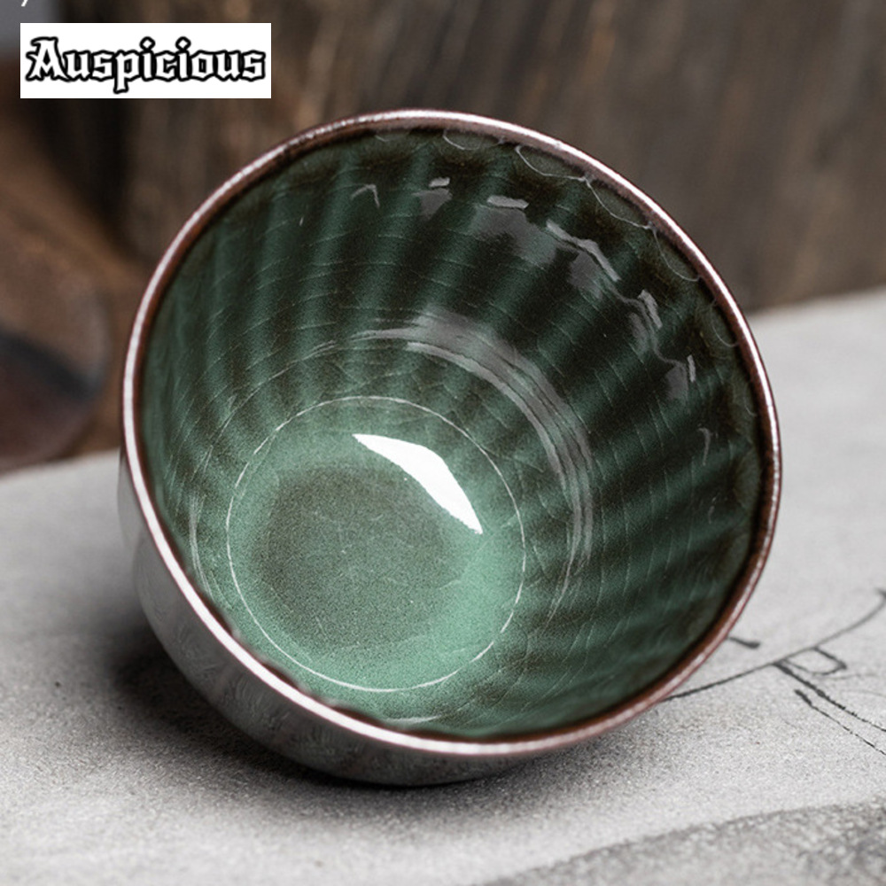 85ml Handmade Ge Kiln Iron Bod – обзор и цена Celadon Ceramic Cup