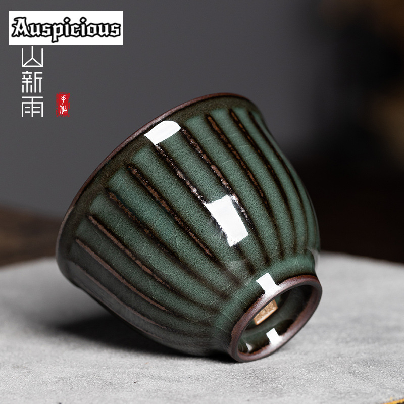 85ml Handmade Ge Kiln Iron Bod – обзор и цена Celadon Ceramic Cup