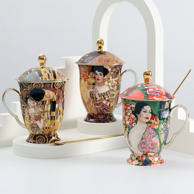 European Ceramic Mug with Lid  – обзор и цена Celadon Ceramic Cup