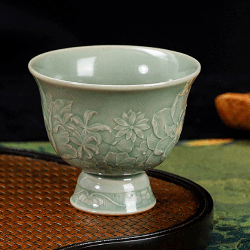 LH celadon teacup tall cup tea – обзор и цена Celadon Ceramic Cup