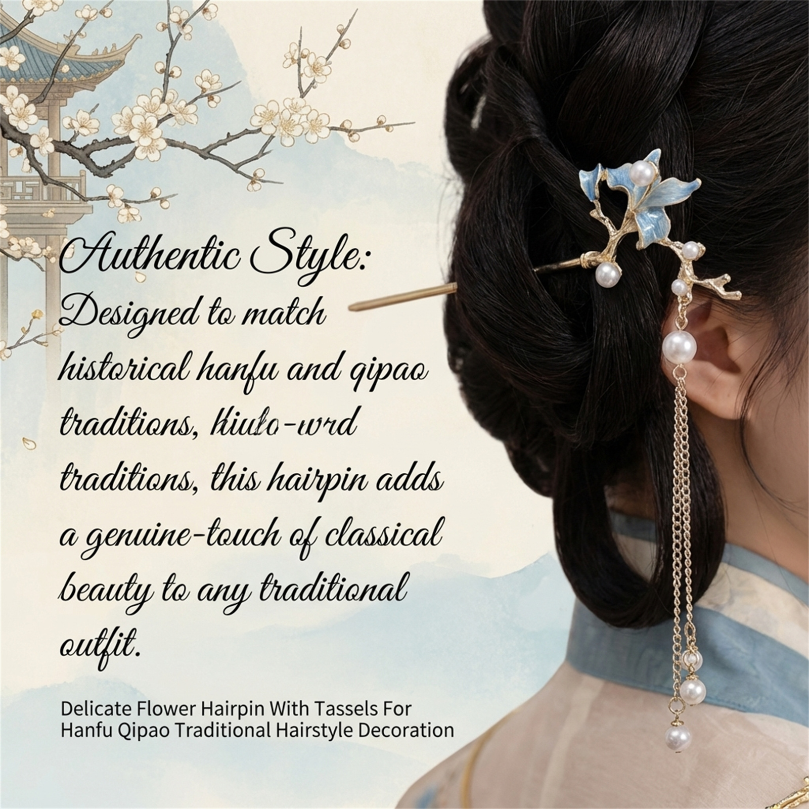 New Chinese Style Antique Hair – обзор и цена Hanbok Hair Pin
