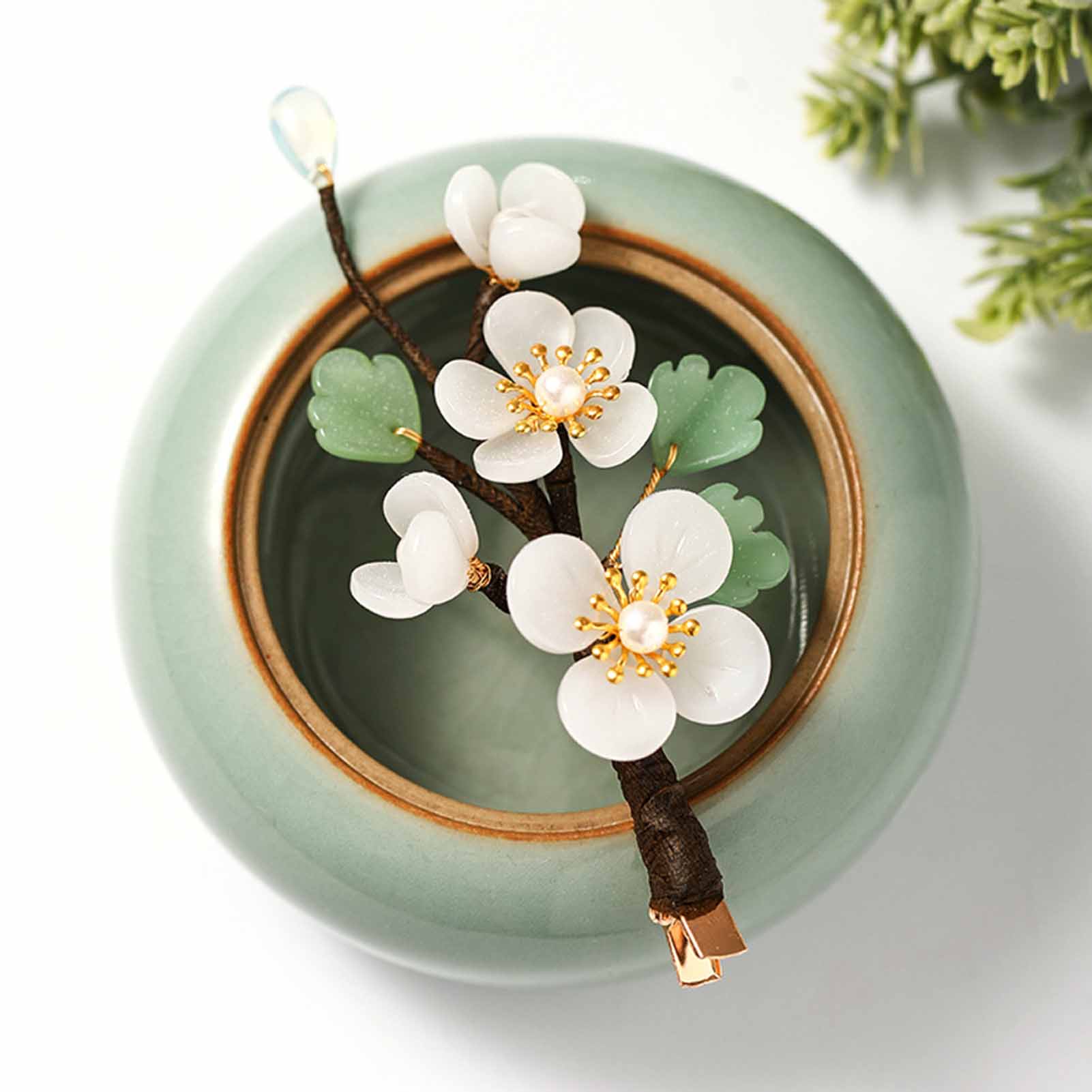 Chinese Hanfu Hair Clips Glass – обзор и цена Hanbok Hair Pin