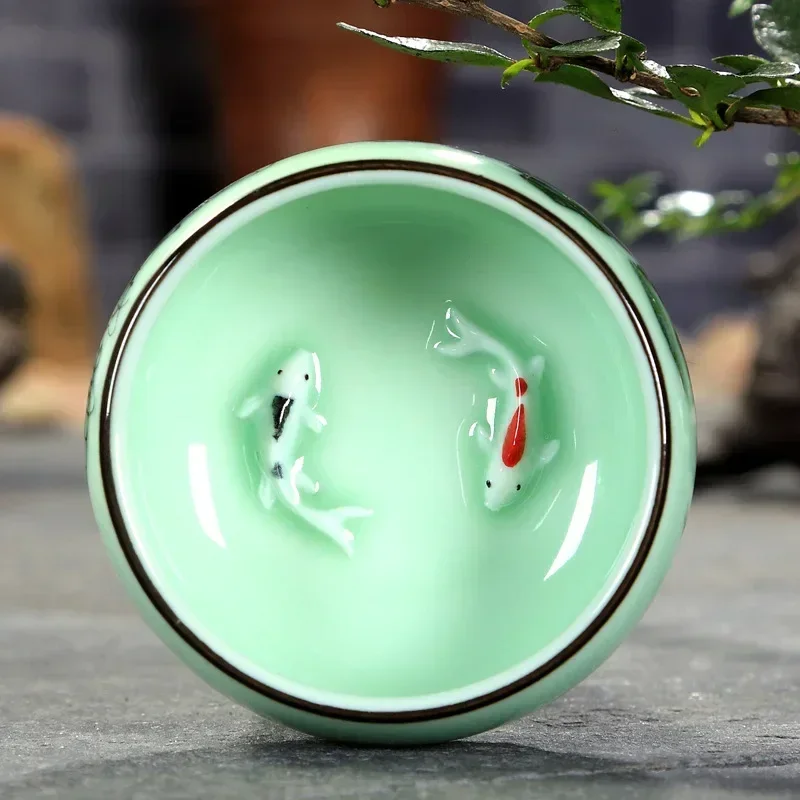 Tea Cup Ceramic  1PC Celadon H – обзор и цена Celadon Ceramic Cup