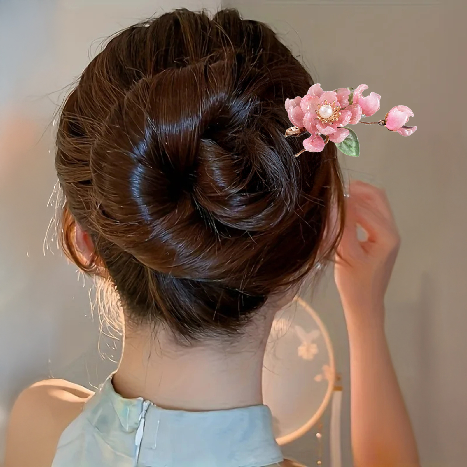 1/2pcs Peach Blossom Hairpin N – обзор и цена Hanbok Hair Pin