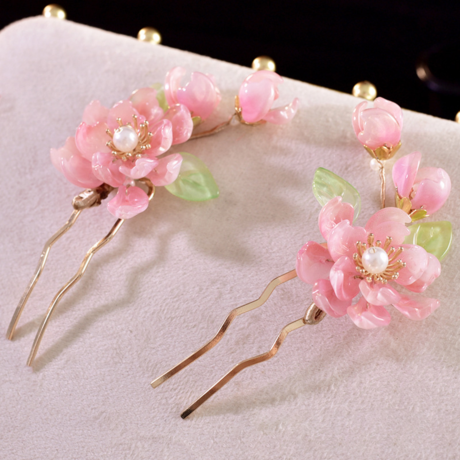 1/2pcs Peach Blossom Hairpin N – обзор и цена Hanbok Hair Pin