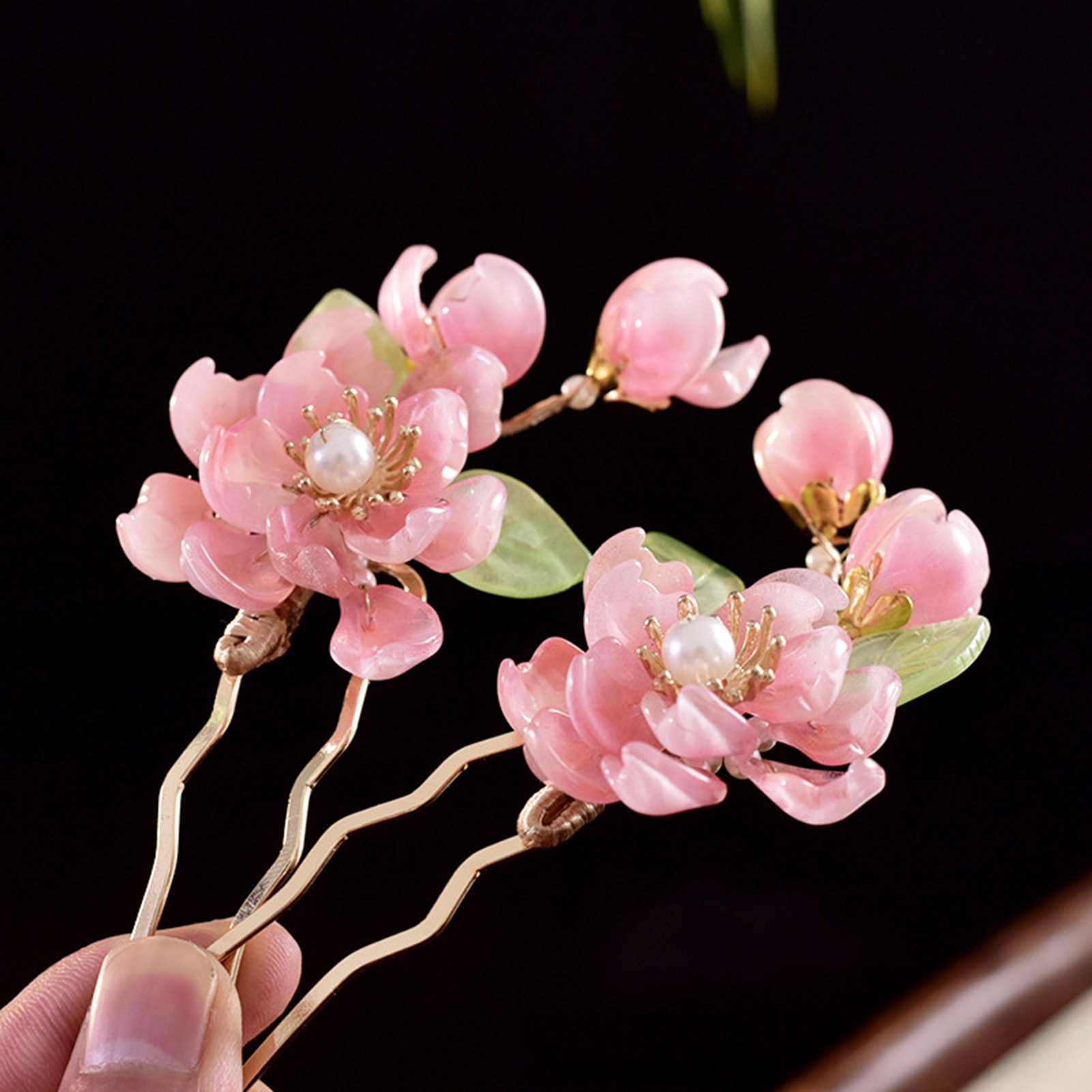1/2pcs Peach Blossom Hairpin N – обзор и цена Hanbok Hair Pin