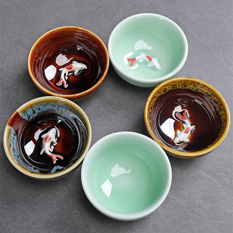 Celadon Fish Cute Teacup, Chin – обзор и цена Celadon Ceramic Cup